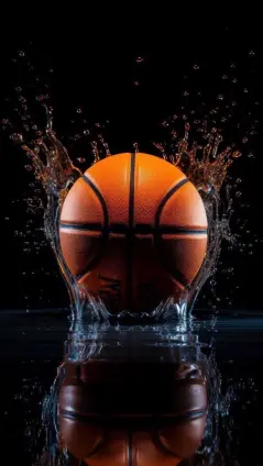 Basketball Splash Art