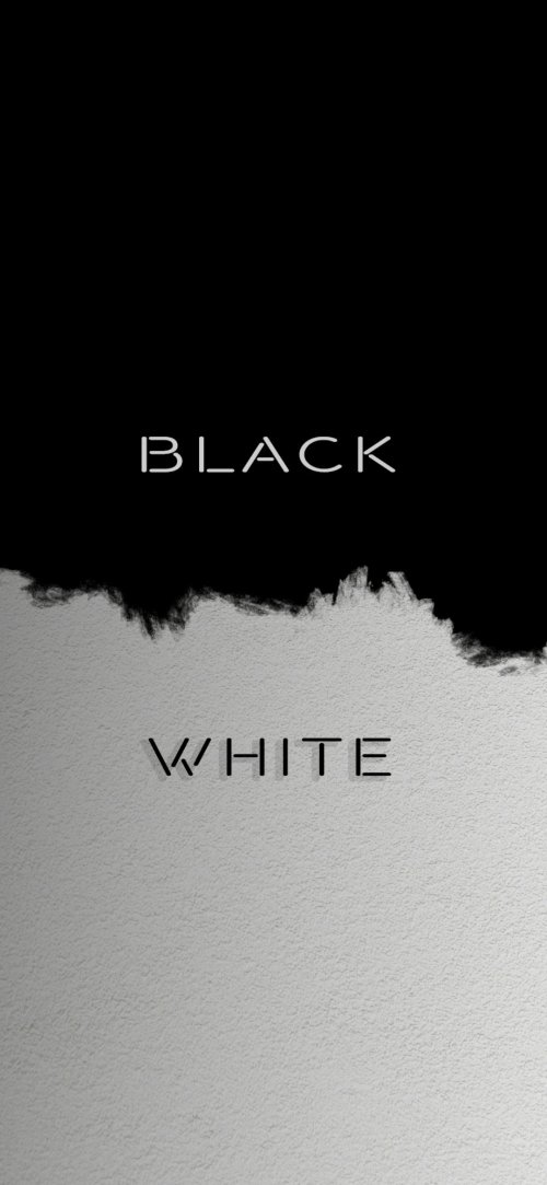 Black and White Contrast - minimal Wallpaper
