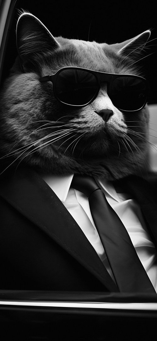 Black_and_White_Suit_Cat