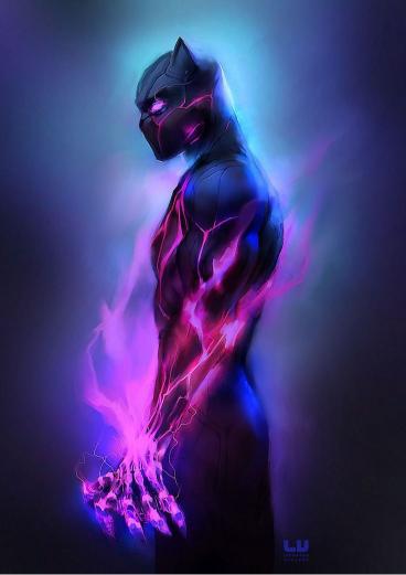Black Panther Energy Surge - Related Ghetto Wallpapers wallpaper