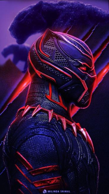 Black Panther Red Trim