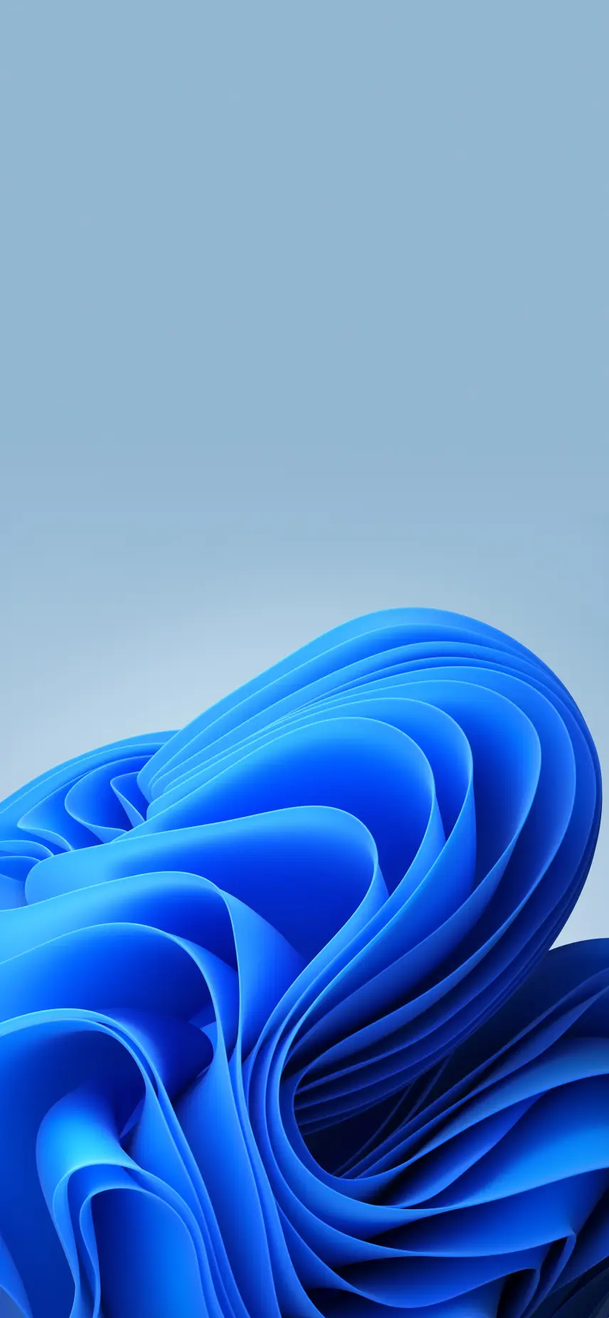 Blue Abstract Ribbon Wave - abstract Wallpaper