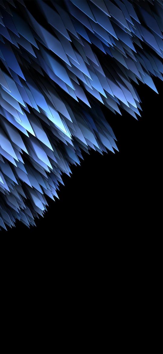 Blue Abstract Spikes - Related Ghetto Wallpapers wallpaper