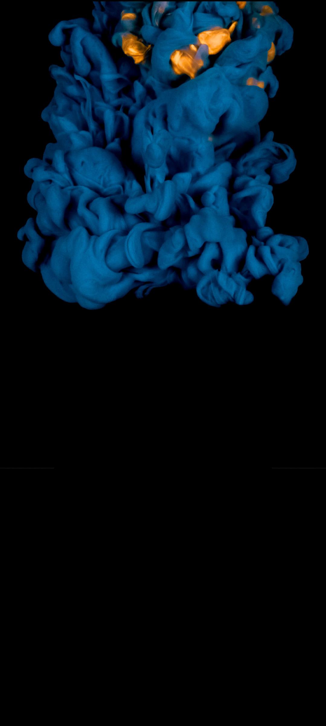 Blue and Gold Ink - Related 4K Wallpapers wallpaper