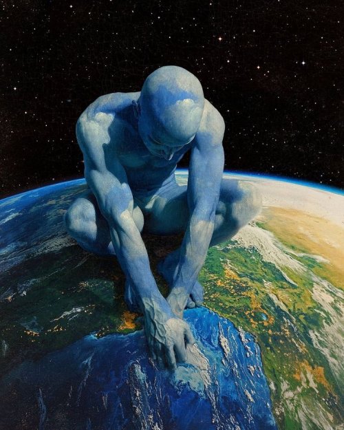 Blue Man on Earth - dope Wallpaper
