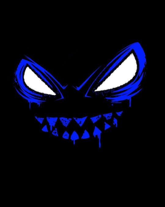 Blue Monster Grin - Related Dope Wallpapers wallpaper