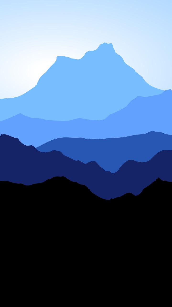 Blue Mountain Layers - Related Dope Wallpapers wallpaper