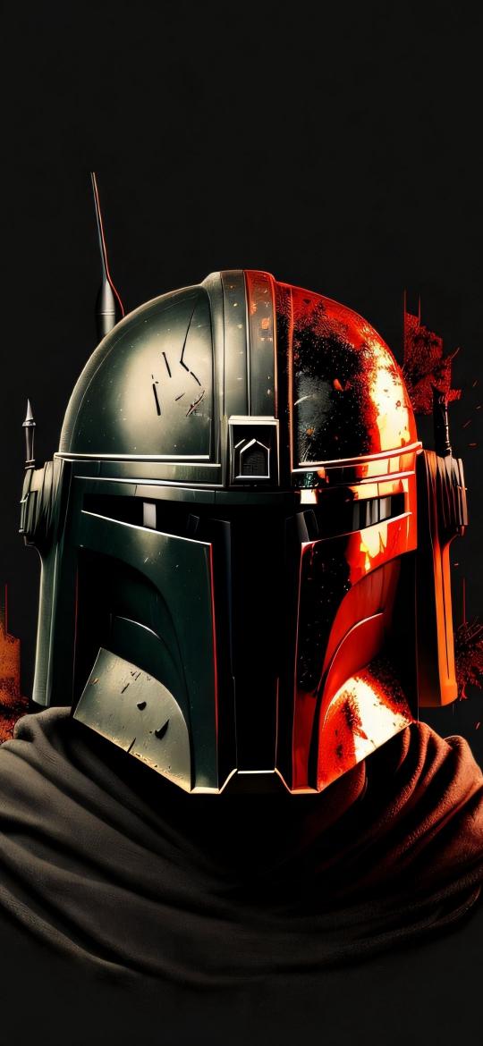 Boba Fett's Helmet - Star Wars Wallpaper