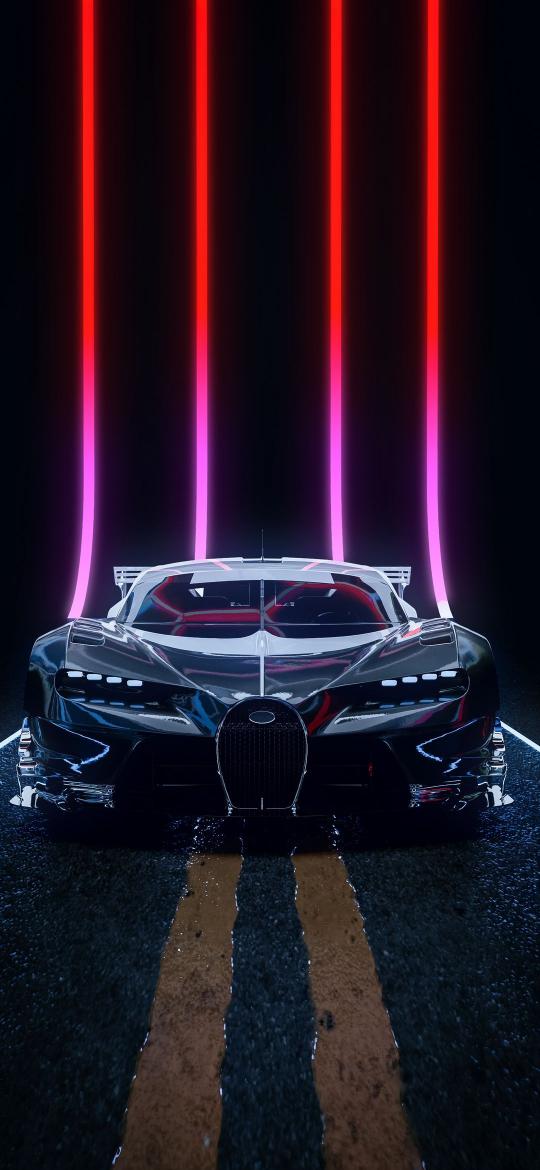Bugatti Neon Drive - Related Ghetto Wallpapers wallpaper