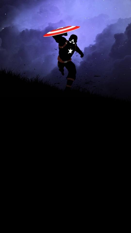Captain America Silhouette - Related Ghetto Wallpapers wallpaper