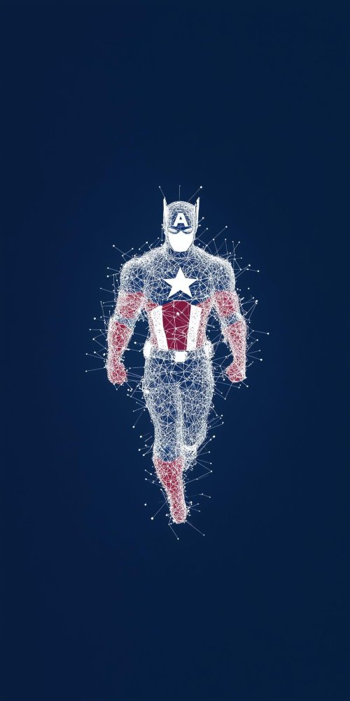 Captain_America_Wireframe