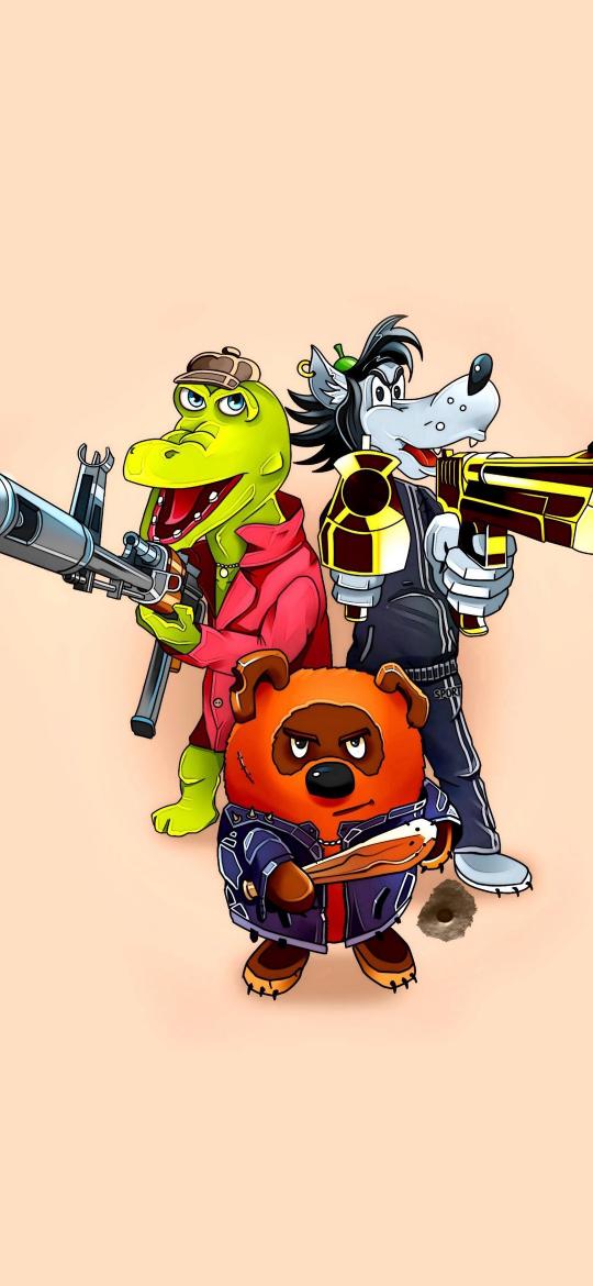 Cartoon Gangster Squad