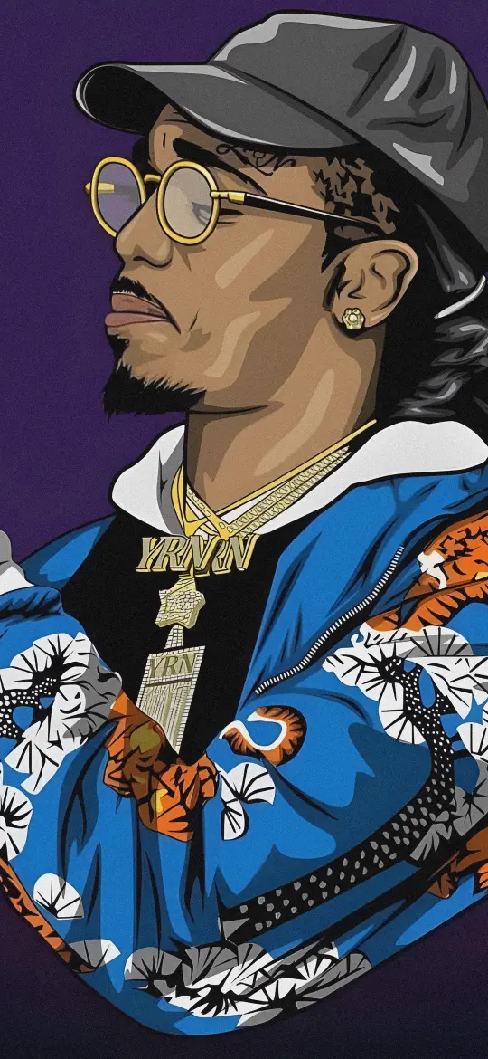 Cartoon Rapper Portrait