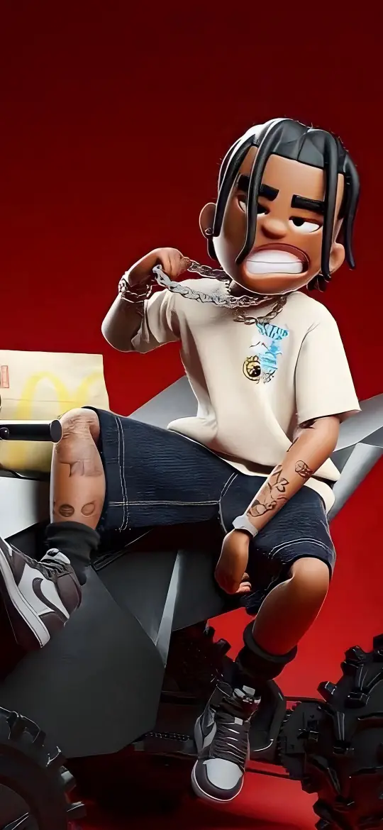 Cartoon Travis Scott - Related Dope Wallpapers wallpaper