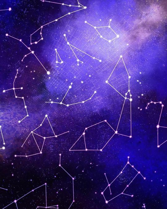 Celestial Constellation Map