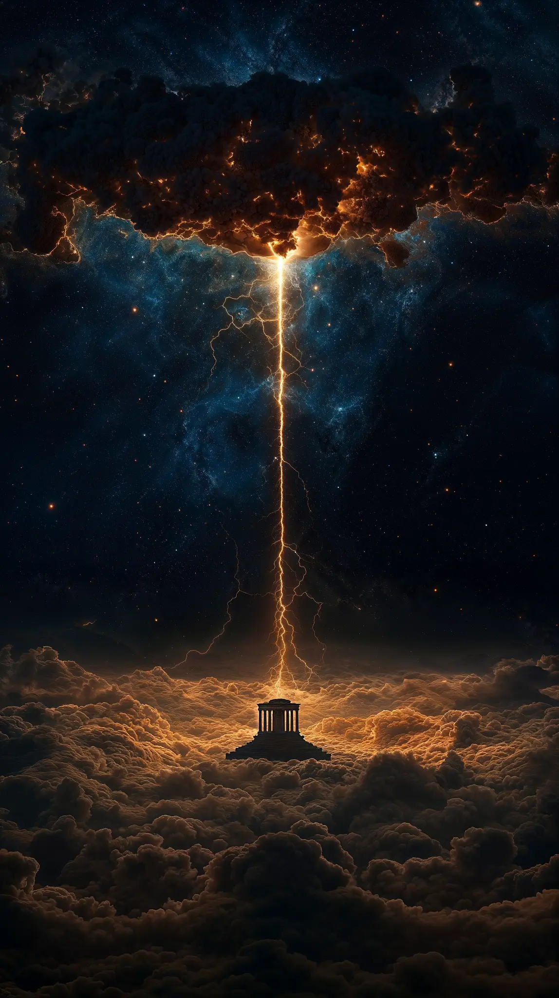 Celestial Temple Lightning Strike