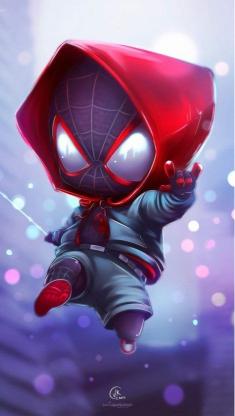 Chibi Miles Morales - Related Ghetto Wallpapers wallpaper