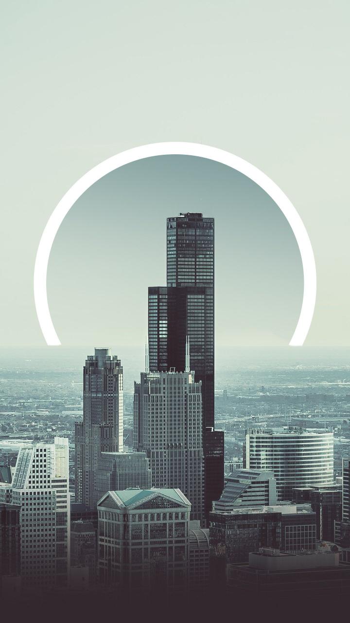 Cityscape Geometric Abstraction