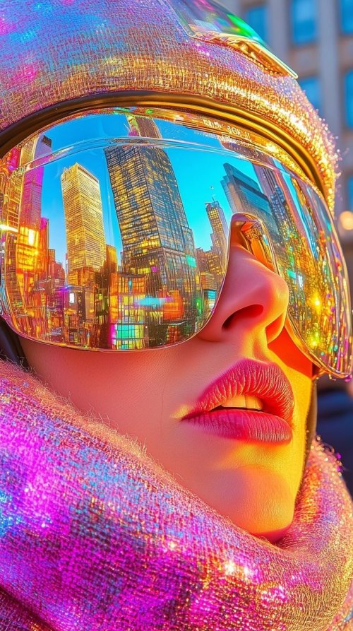 Cityscape Reflected Glamour