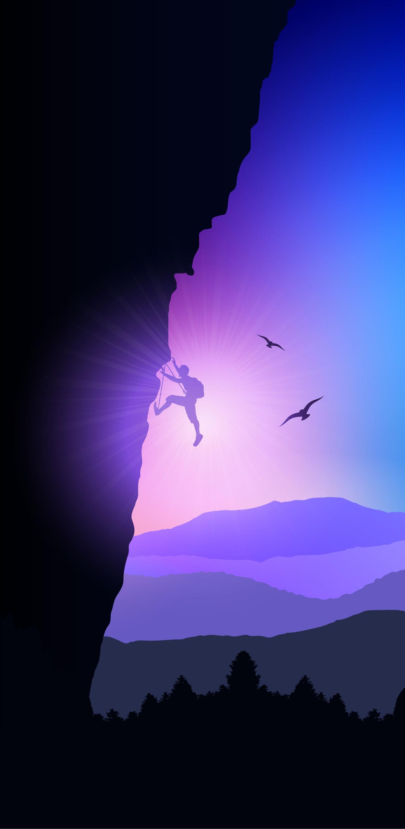 Climber Silhouette Adventure