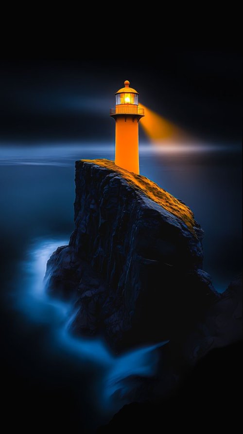Coastal Lighthouse Beacon - Related Dark Wallpapers wallpaper