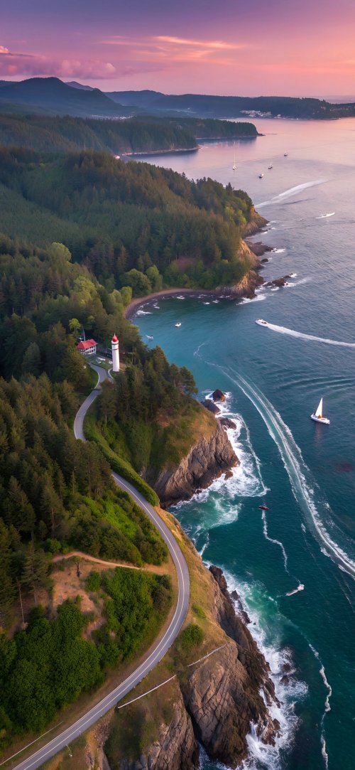 Coastal Lighthouse Road