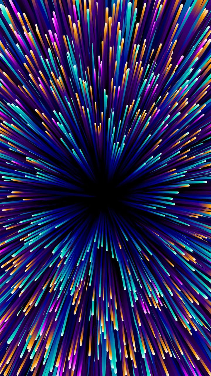 Colorful Light Burst - Related Dark Wallpapers wallpaper
