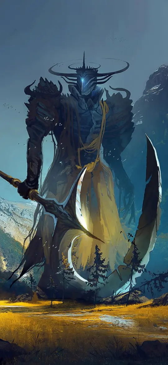 Colossus of the Valley - Fantasy Wallpaper