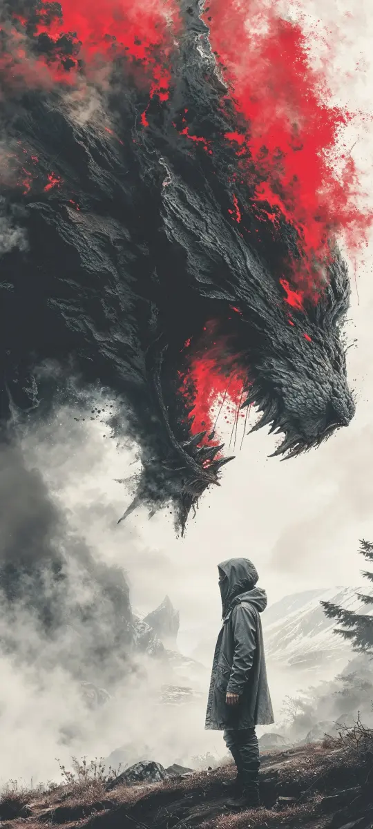 Confronting the Crimson Beast - Related Dope Wallpapers wallpaper