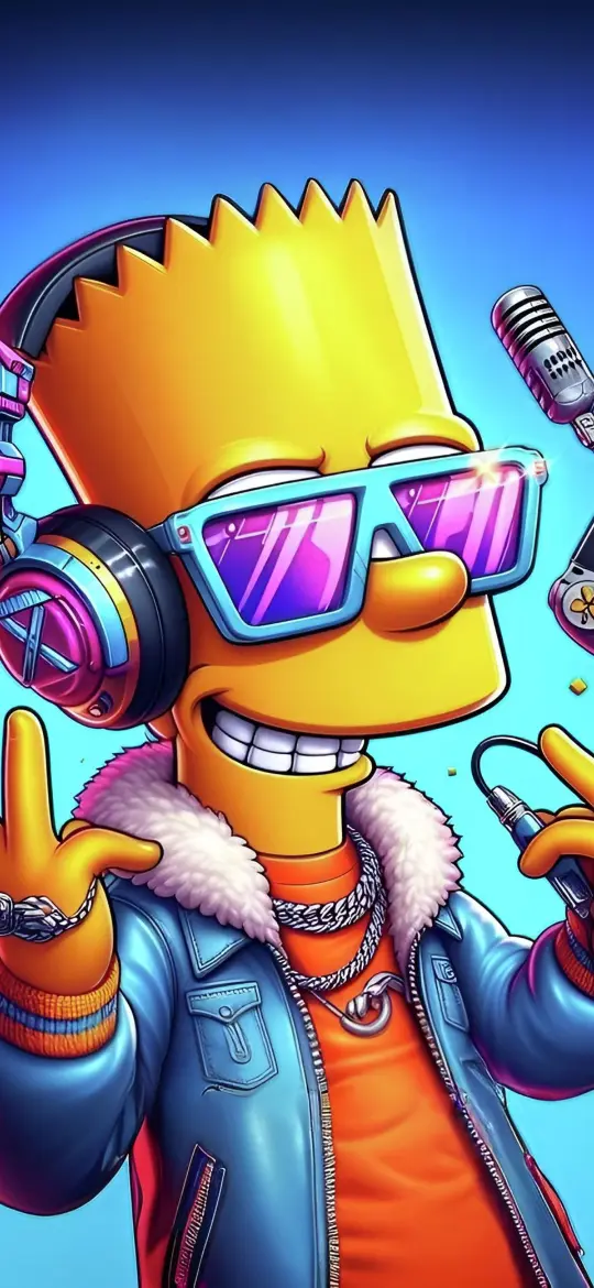 Cool Bart Simpson Rapper - Related Dope Wallpapers wallpaper