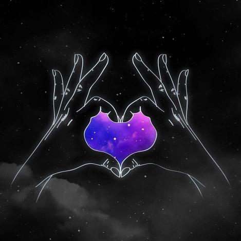 Cosmic Heart Hands - Related Dope Wallpapers wallpaper