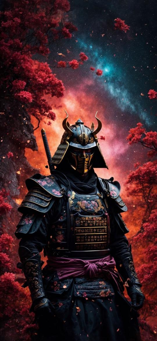 Cosmic Samurai Warrior - Related 4K Wallpapers wallpaper