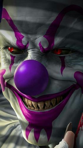 Creepy Clown Close-Up