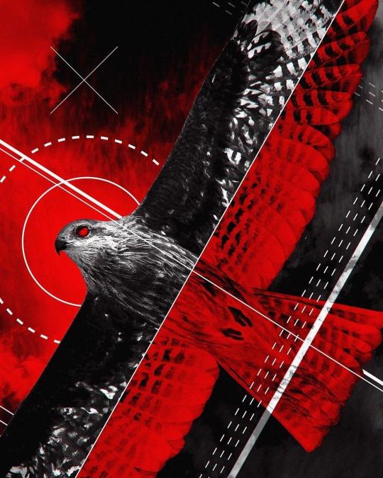 Crimson Hawk Abstract - Related 4K Wallpapers wallpaper
