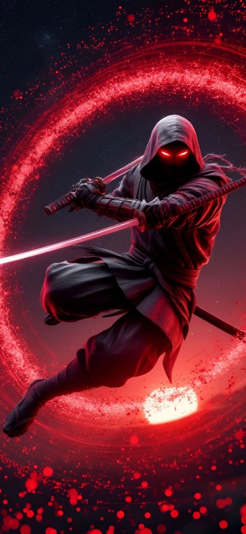 Crimson Ninja Warrior - dope Wallpaper