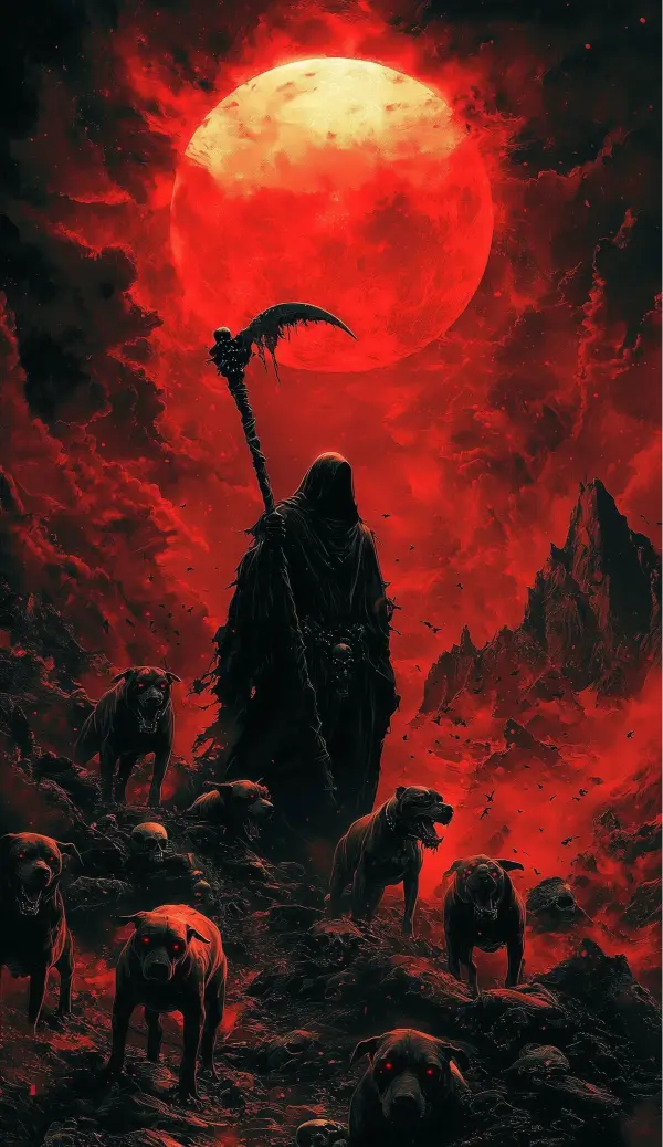 Crimson Reaper and Hounds - Related Dope Wallpapers wallpaper