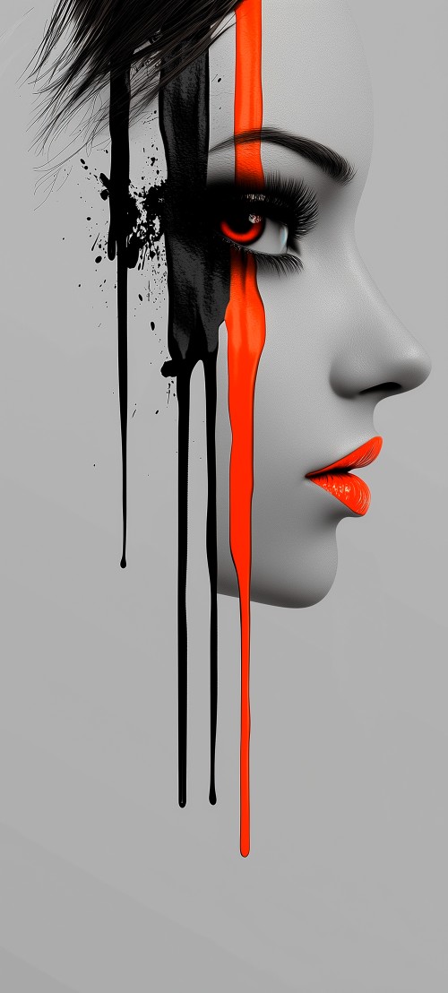 Crimson Tears Portrait - Related Ghetto Wallpapers wallpaper