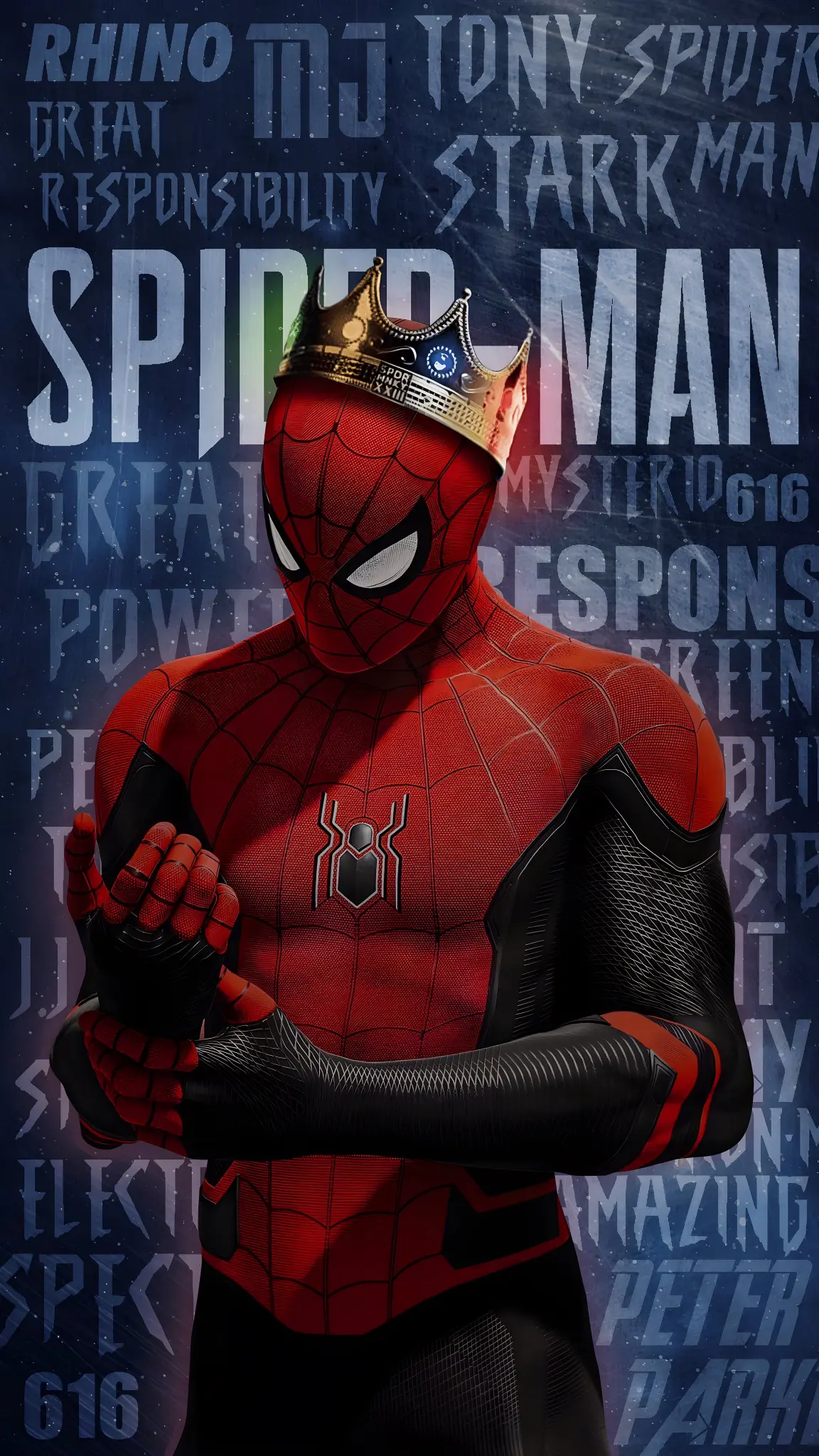 Crowned Spider-Man - Spider-Man Wallpaper