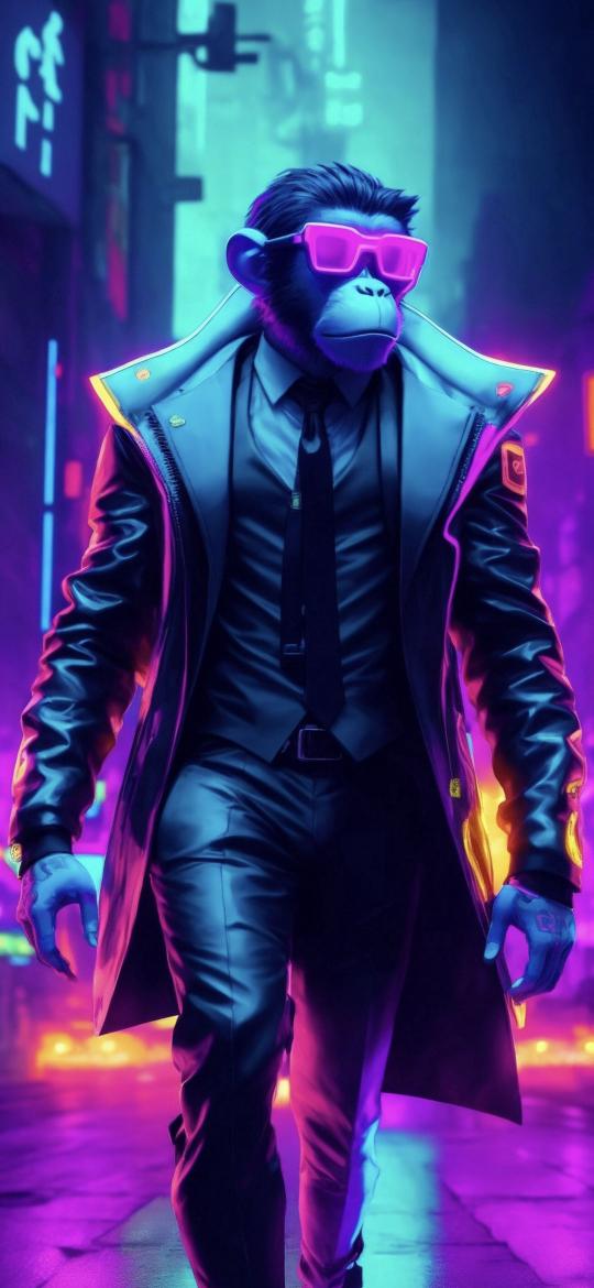 Cyberpunk Ape Detective - Related Dope Wallpapers wallpaper