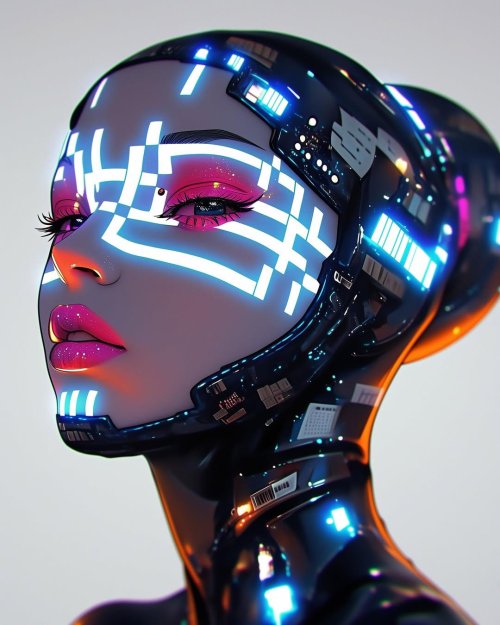 Cyberpunk Beauty with Neon - Related Dope Wallpapers wallpaper