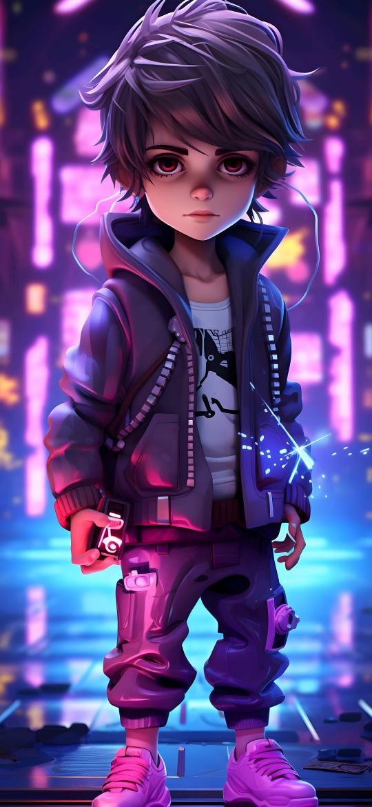 Cyberpunk Boy Portrait - Related Dope Wallpapers wallpaper