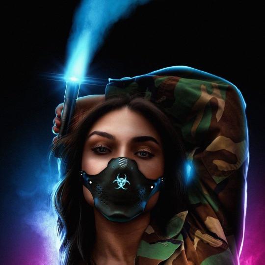 Cyberpunk Camo Girl - Related Dope Wallpapers wallpaper