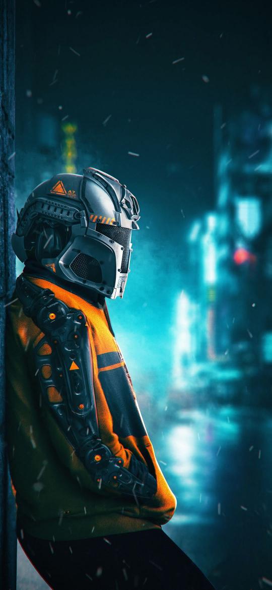 Cyberpunk Cityscape Watcher - Related Ghetto Wallpapers wallpaper