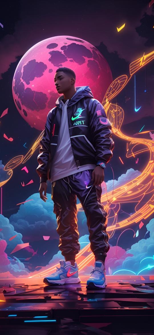 Cyberpunk Moonwalker - Related Dope Wallpapers wallpaper