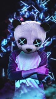 Cyberpunk Panda Mask - Related Dope Wallpapers wallpaper
