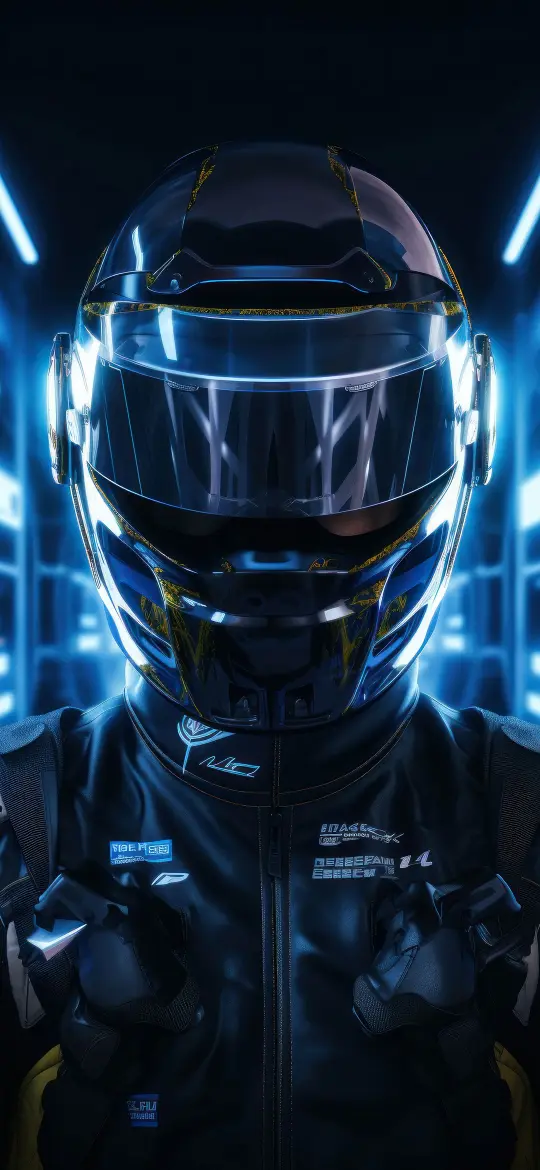 Cyberpunk Racer Portrait - Related Dope Wallpapers wallpaper