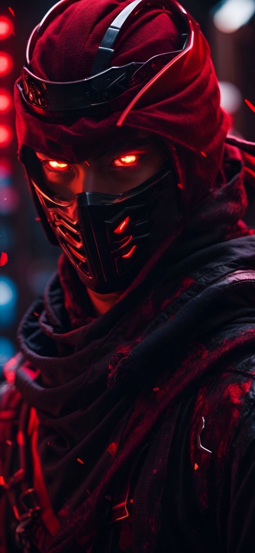 Cyberpunk Red Ninja - Related Ghetto Wallpapers wallpaper