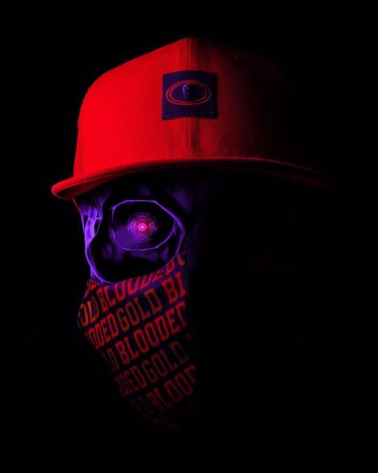 Cyberpunk Skull Bandit - Cyberpunk Wallpaper