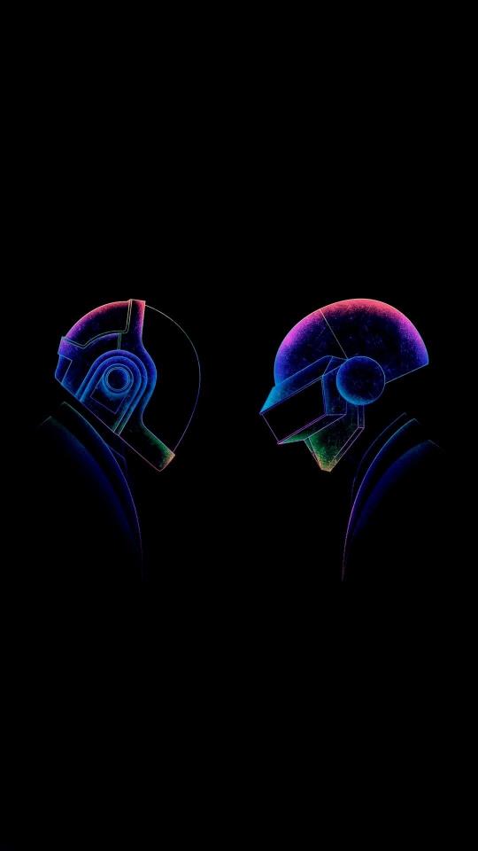 Daft Punk Neon Helmets