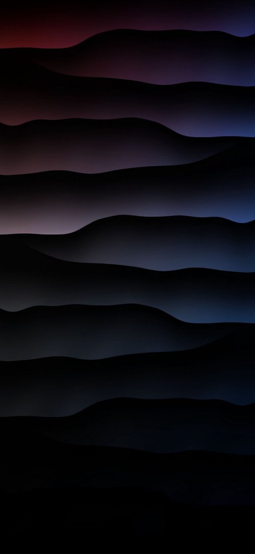 Dark Gradient Landscape - abstract Wallpaper